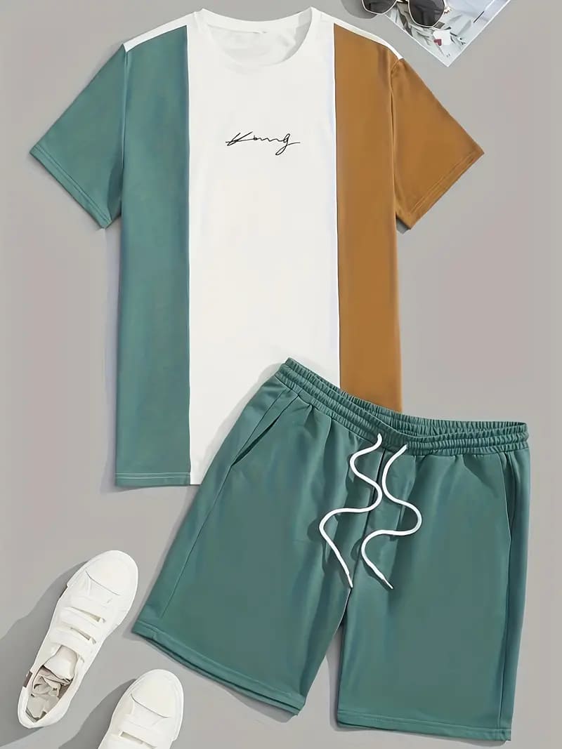 2-Piece Men’s Summer Leisurewear Set